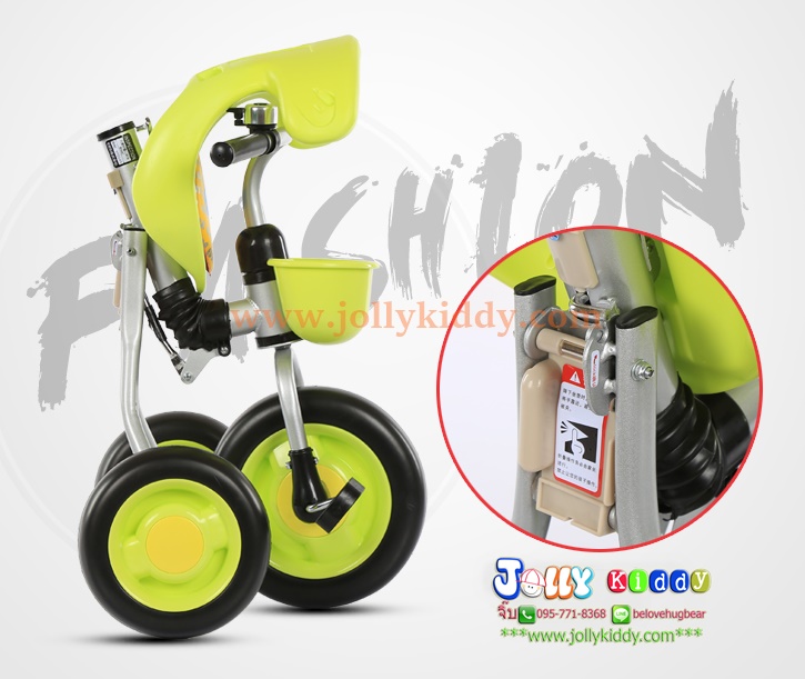 TP 21516 รถสามล้อเด็ก Edgar พับได้ มัลติฟังชั่นเป็นรถเข็นก็ได้ รูปทรงสวยทันสมัย