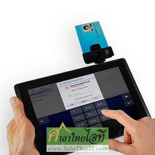 ACR38U-ND PocketMate II เครื่องอ่านบัตรสมาร์ทการ์ด Micro-USB สำหรับโทรศัพท์มือถือ