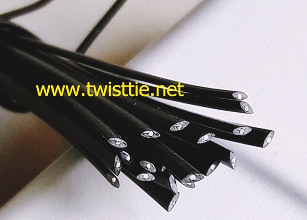 ลวดมัดสายไฟ ลวดมัดสายแลน ลวดมัดสายโทรศัพท์ ลวดพลาสติก ลวดหุ้มพลาสติก ลวดเคลือบพลาสติก ชนิด หุ้มด้วย PE (PE TIE) SKU-00115