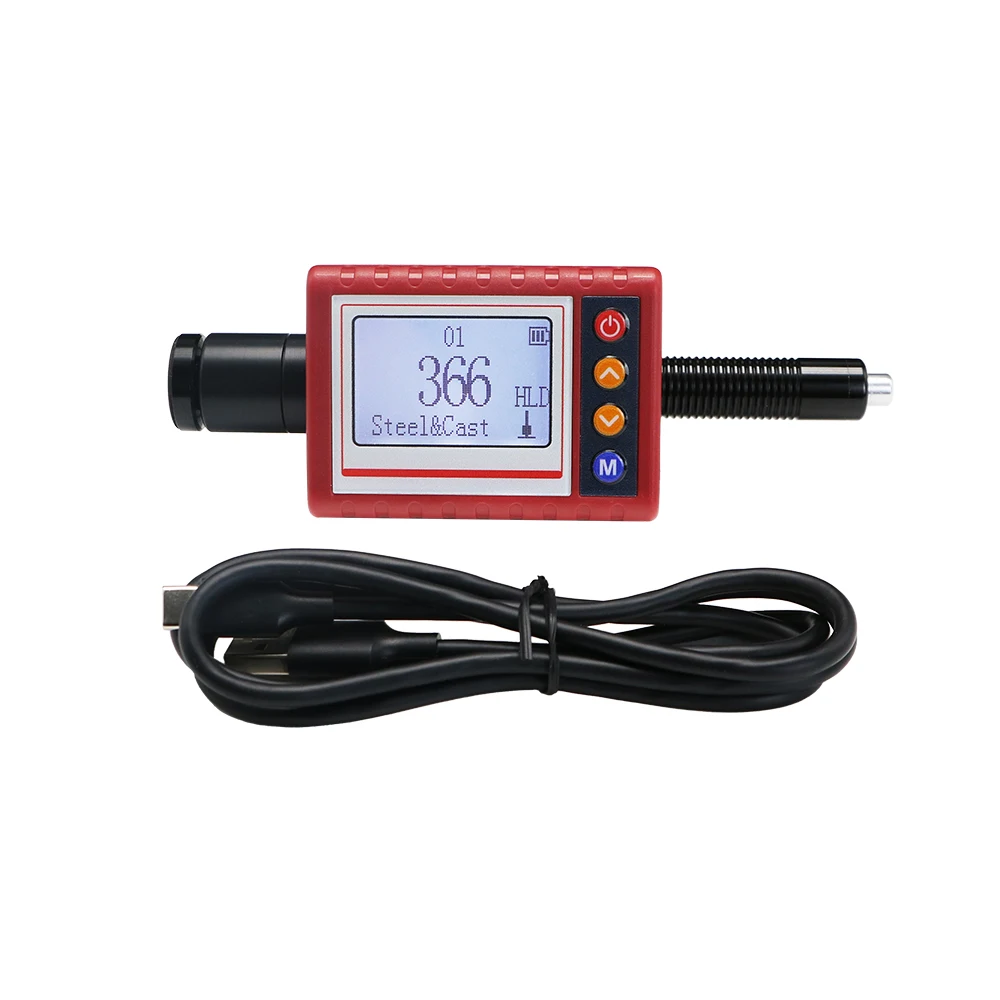 เครื่องทดสอบความแข็งเหล็กแบบพกพา,SHAHE,LS-190 Portable Leeb Hardness Tester Rechargeable ±0.5% Accuracy Durometer Tester For HLD,HRC,HRB,HRA,HB1,HB2,HV,HSD Testing