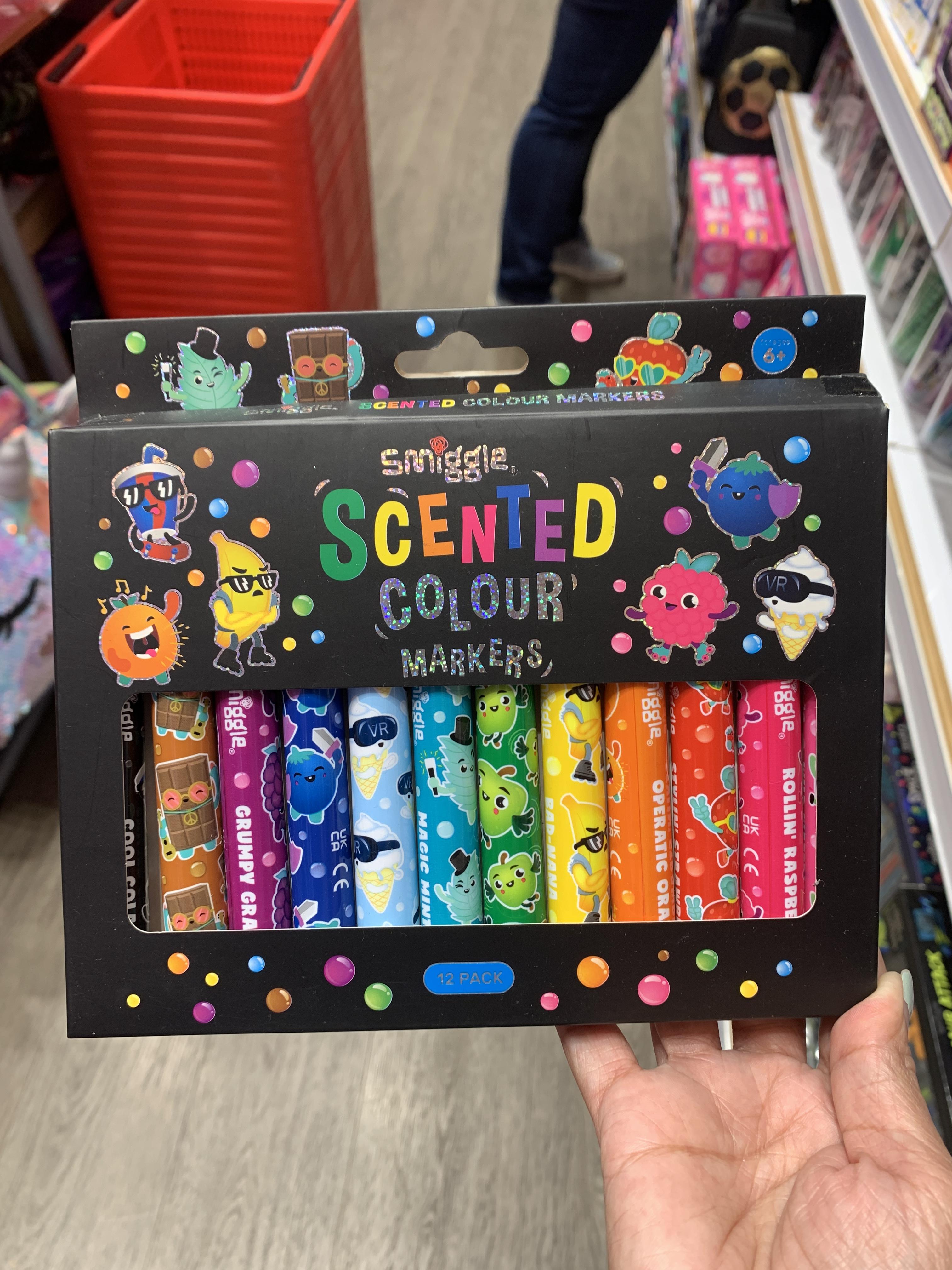 เซ็ตสีเมจิก หอม Smiggle scented marker