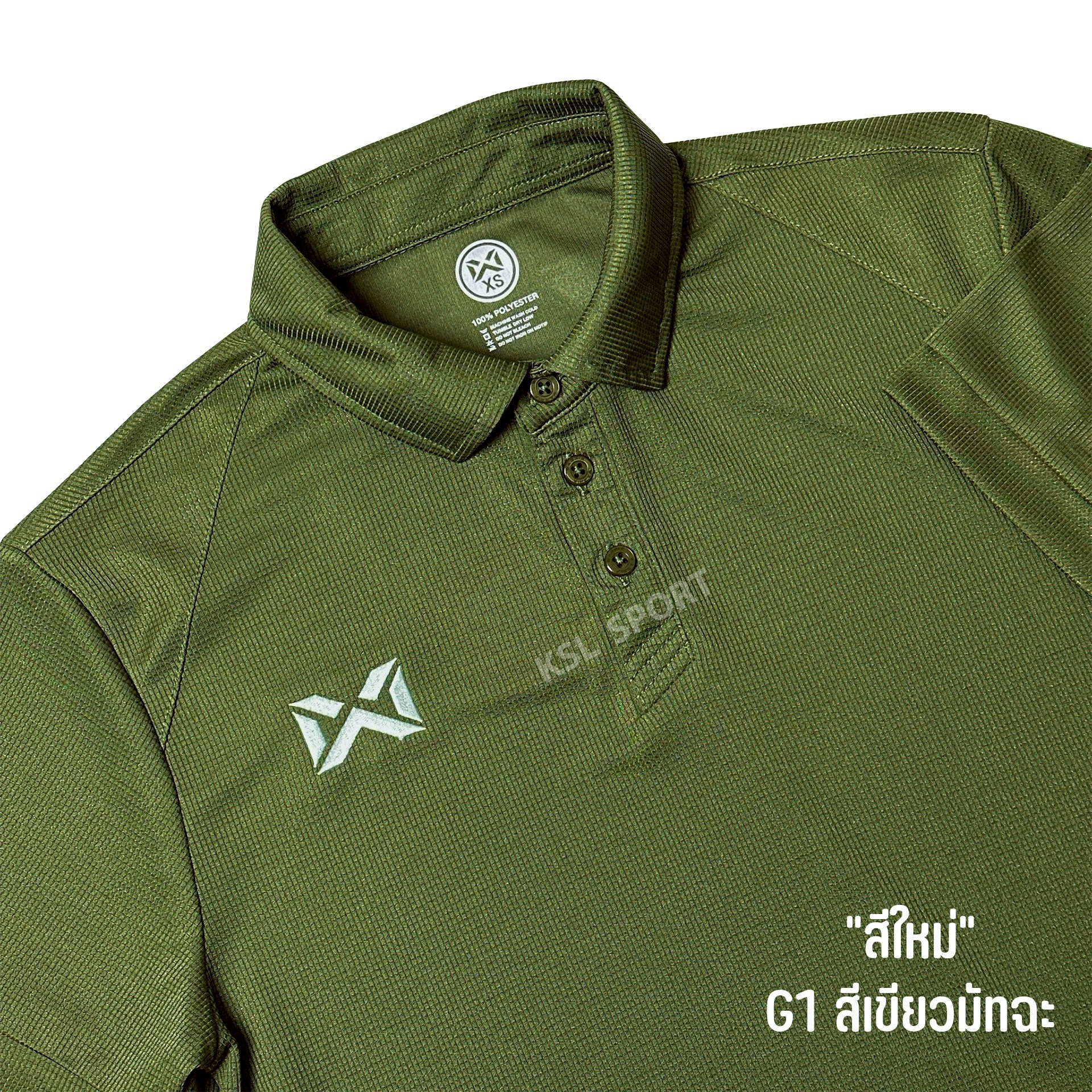 Warrix เสื้อโปโล เสื้อคอปก วอริกซ์ สีใหม่ รุ่นยอดนิยม VAFFLE (WA222PLACL34) เสื้อทำงาน ไม่ต้องรีด ใส่สบาย ไม่ร้อน