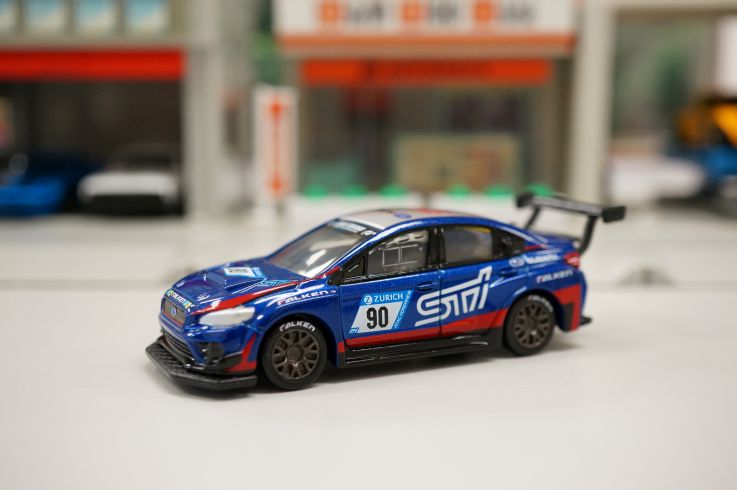 Tomica Premium Subaru WRX STI NBR Challenge Scale 1/62