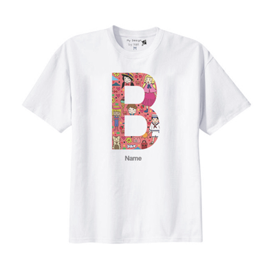 เสื้อลายตัวอักษร A-Z