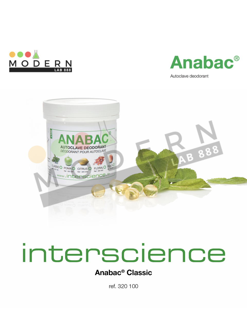 Anabac® Autoclave deodorant เม็ดดับกลิ่นสำหรับหม้อนึ่งฆ่าเชื้อ