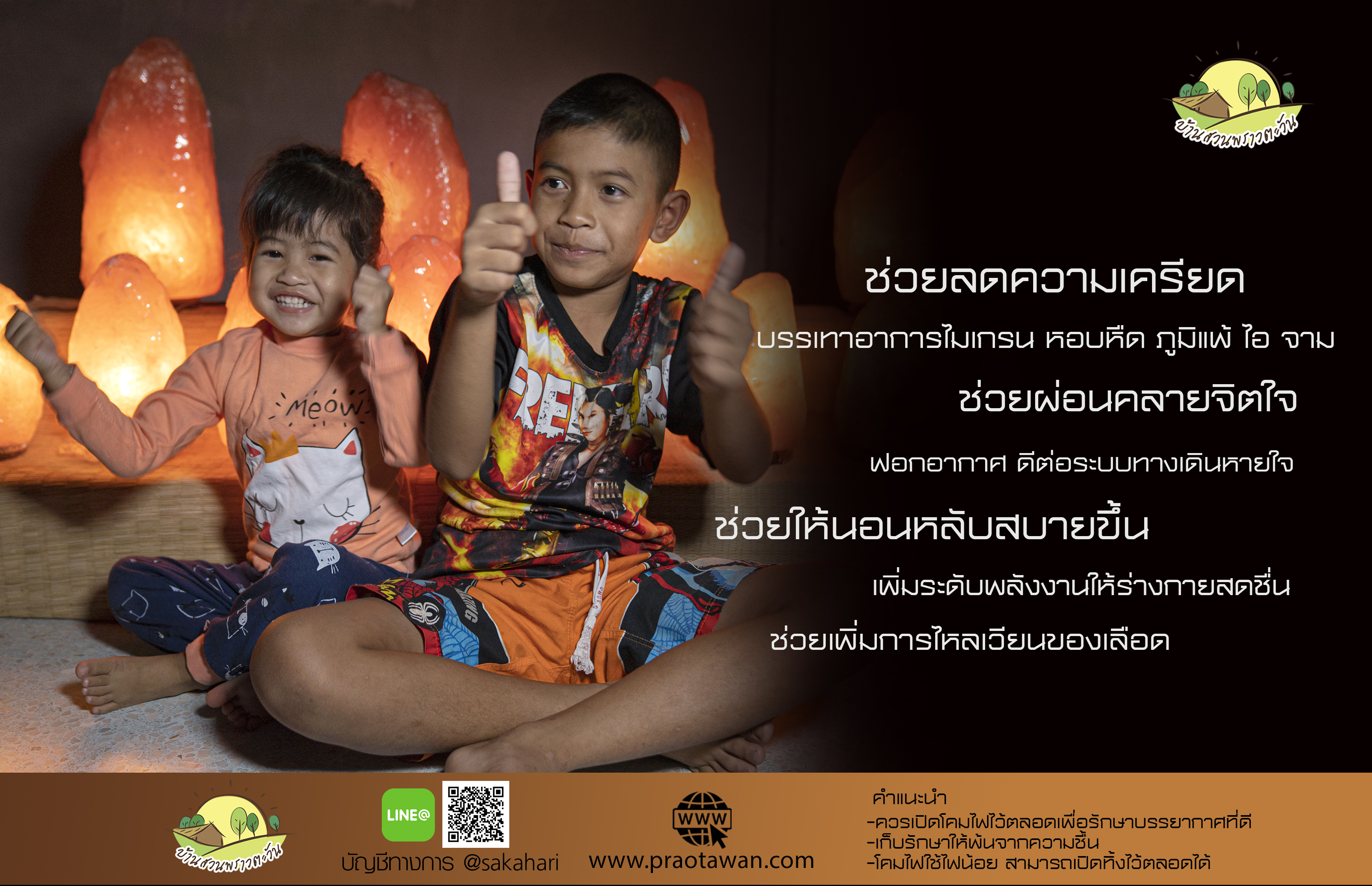 โคมไฟหินเกลือหิมาลัย New