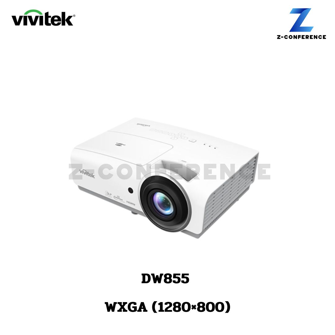 Projector Vivitek DW855 Lamp Projector (5,500 lumens) projector , โปรเจคเตอร์ , เครื่องฉายโปรเจคเตอร์ , โปรเจคเตอร์ดูหนัง , เครื่องโปรเจคเตอร์