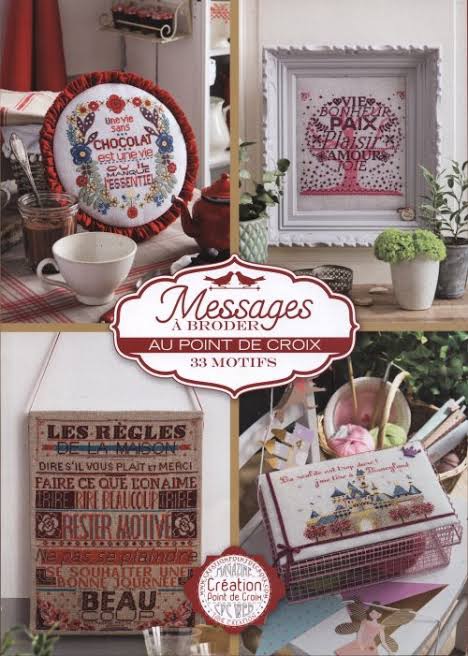 หนังสือ Magazine ฝรั่งเศส แบบปักครอสติส Creation point de Croix 33 Motifs