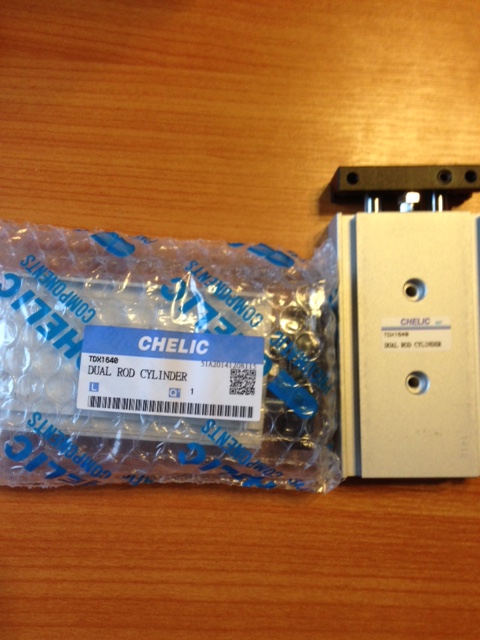 CHELIC TDX series DUAL ROD CYLINDER TDX-16 - กระบอกลมนิวเมติกส์ 2 ก้านสูบ ขนาด Ø16 มม.