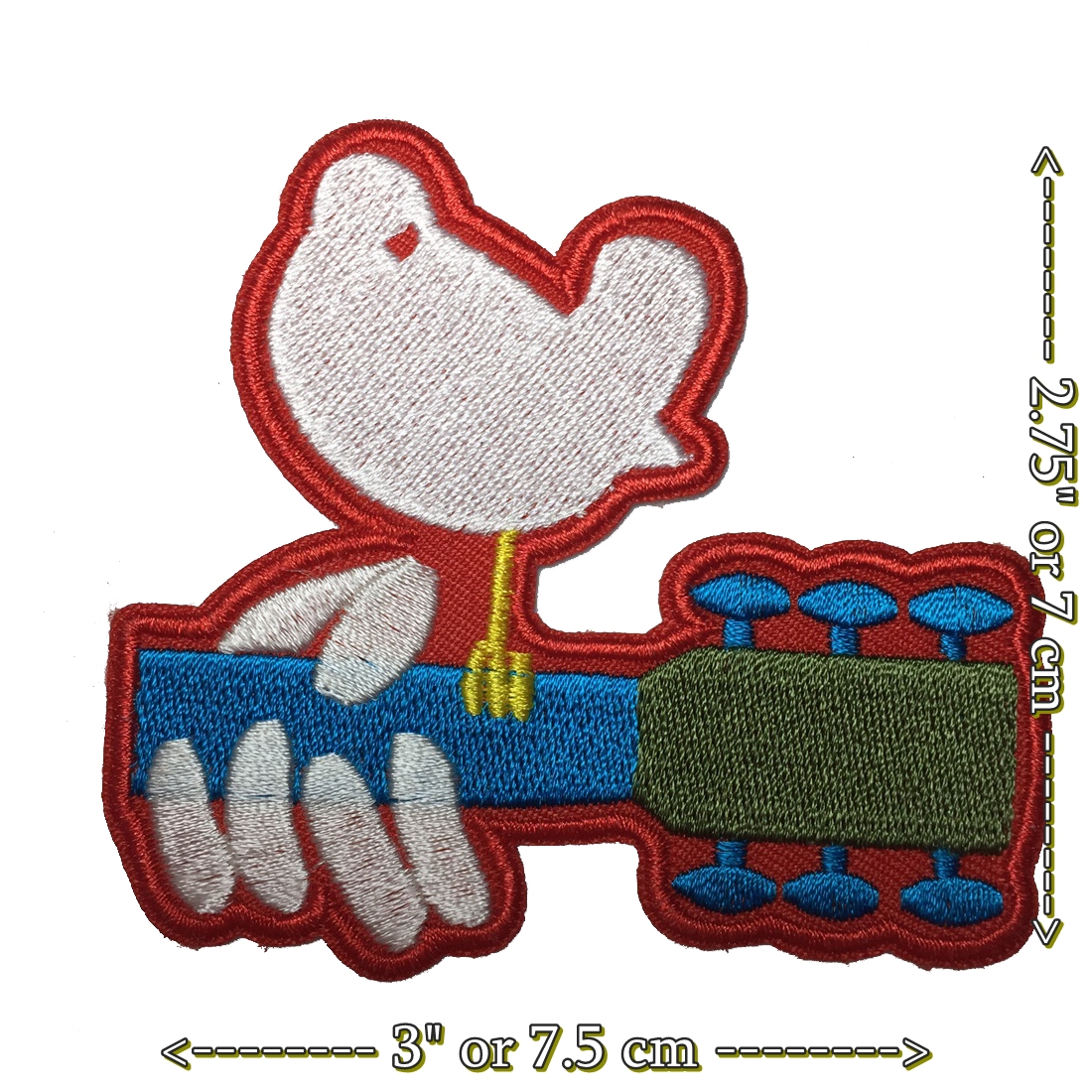 woodstock ตัวรีดติดเสื้อ อาร์มปัก ตกแต่งเสื้อผ้า หมวก กระเป๋า ยีนส์