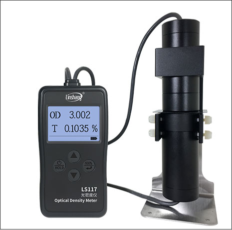 Linshang LS117 Optical Density Meter,Optical Density Meter for Plastic, LS117, VLT and OD Aluminized Film High Precision Simple Operation Real-time Dynamic Calibration,