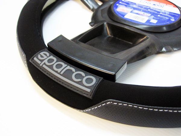 หุ้มพวงมาลัย Sparco แท้ หนังกลับ (ดำ) *หมด*