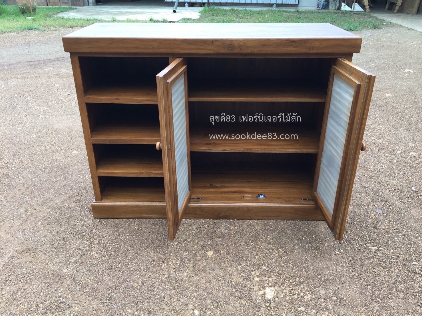 ตู้รองเท้าบานเกล็ด