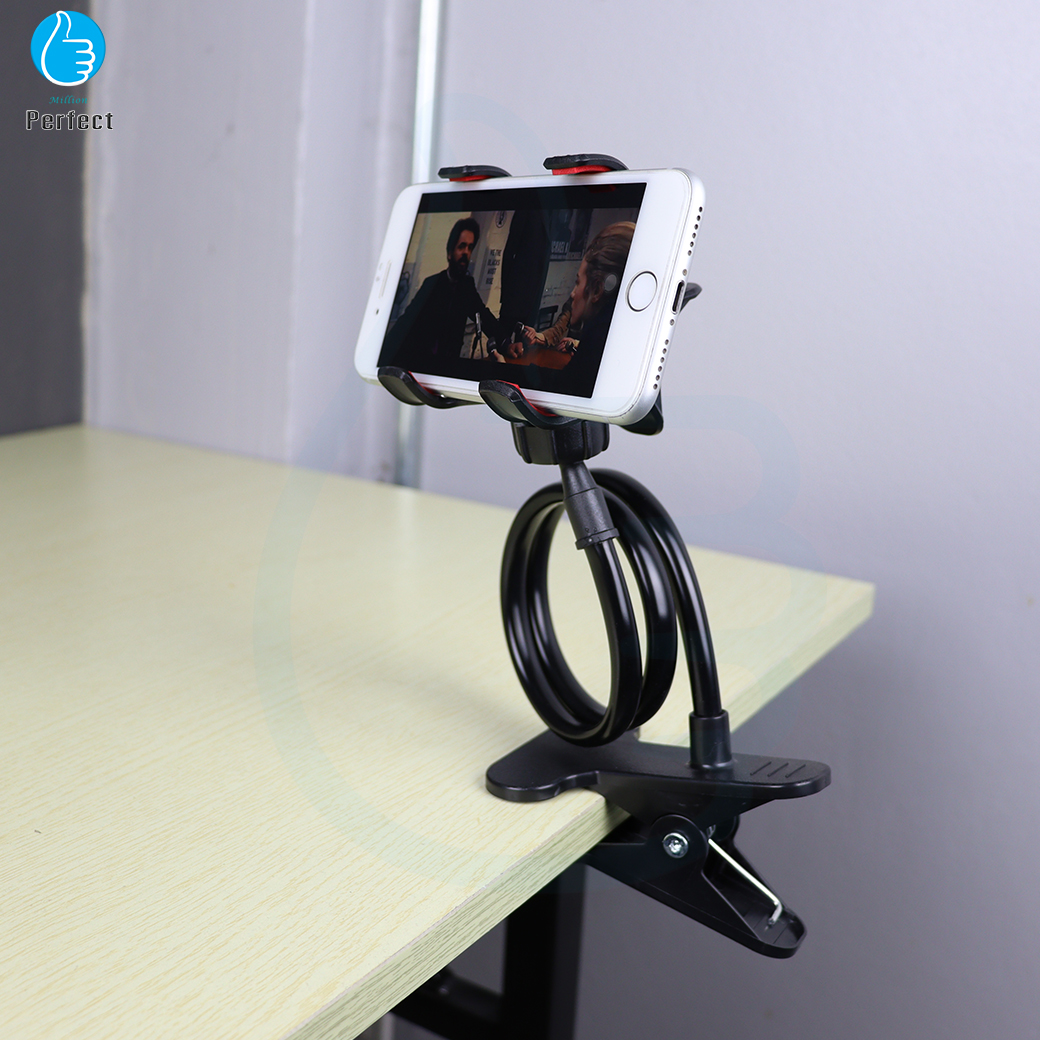 ขายึดมือถือบนหัวเตียงนอนดูหนัง!! ของดีคนขี้เกียจ ที่ยึดมือถือขาตั้งคลิปสำหรับมือถือ สะดวก สบาย ไม่ต้องถือให้เมื่อยมือ รุ่น MBH - 7