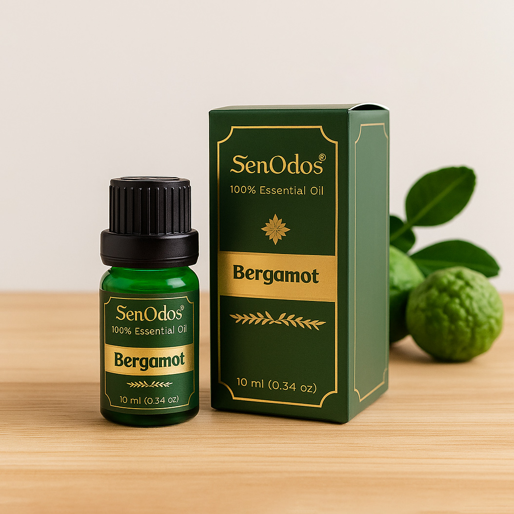 SenOdos น้ำมันหอมระเหยแท้ กลิ่นมะกรูด 10 ml Bergamot Pure Essential Oils