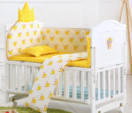 เตียงนอนเด็กไม้สีขาว (WW1) รุ่นอเนกประสงค์ปรับใช้ได้หลายฟังชันก์ B10142