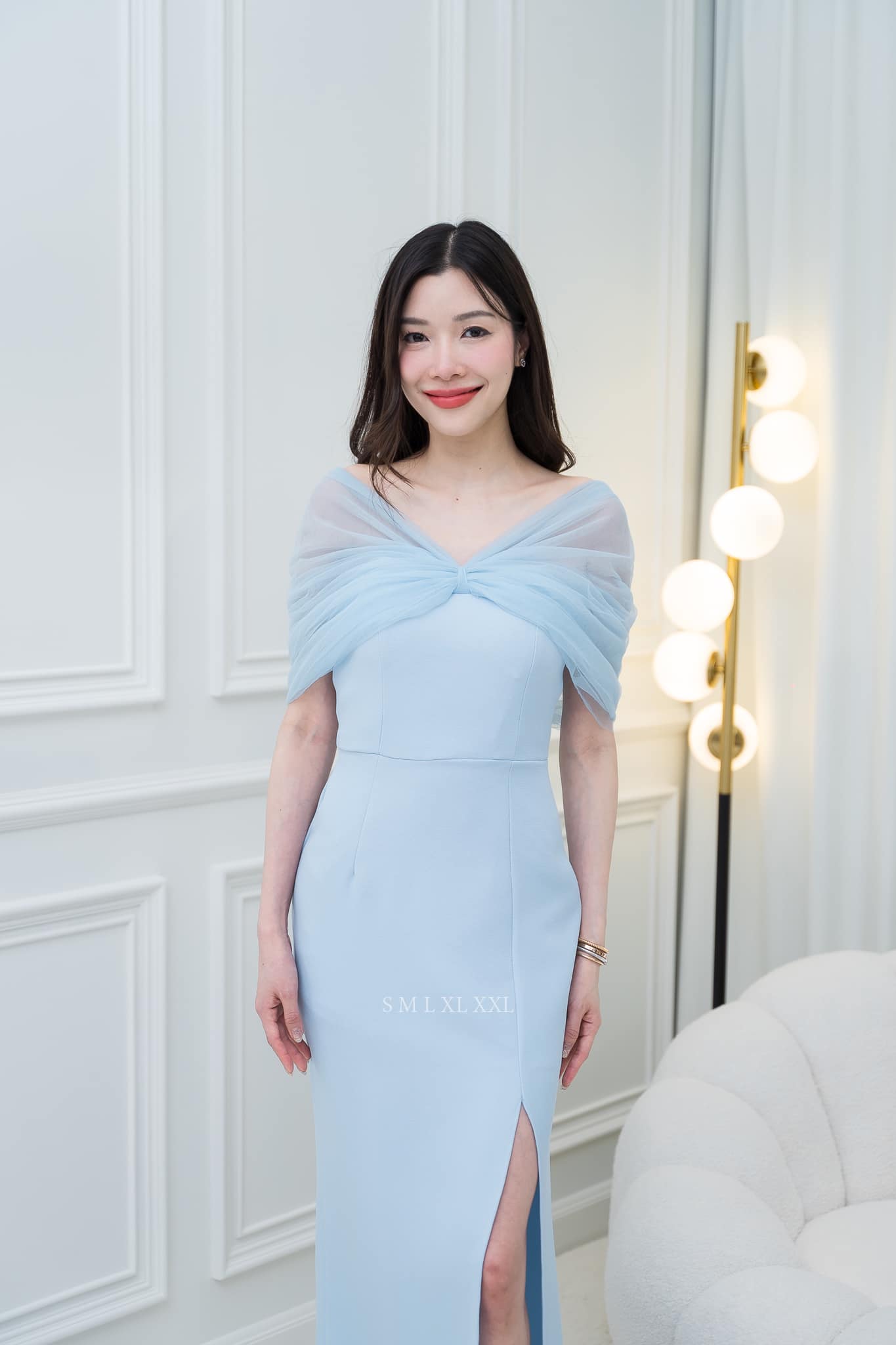 บริการให้เช่า “ ชุดไปงานแต่งงาน ชุดเพื่อนเจ้าสาว ธีมงานสีฟ้า งานแต่งงานธีมงานสีฟ้า