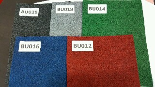 พรมอัดเรียบ ราคาถูก รุ่น 012 สี แดงปนดำ หน้ากว้าง 1.5 เมตร