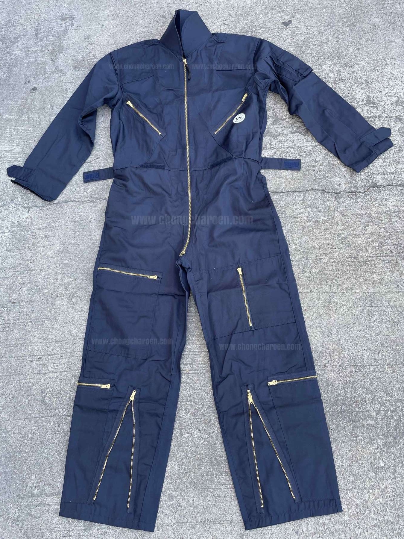 ชุดหมี ซิป ช่าง กู้ภัย เซฟตี้ ชุดบิน แขนยาว ( ผ้าคอมทวิว เนื้อนุ่ม เกรด A )