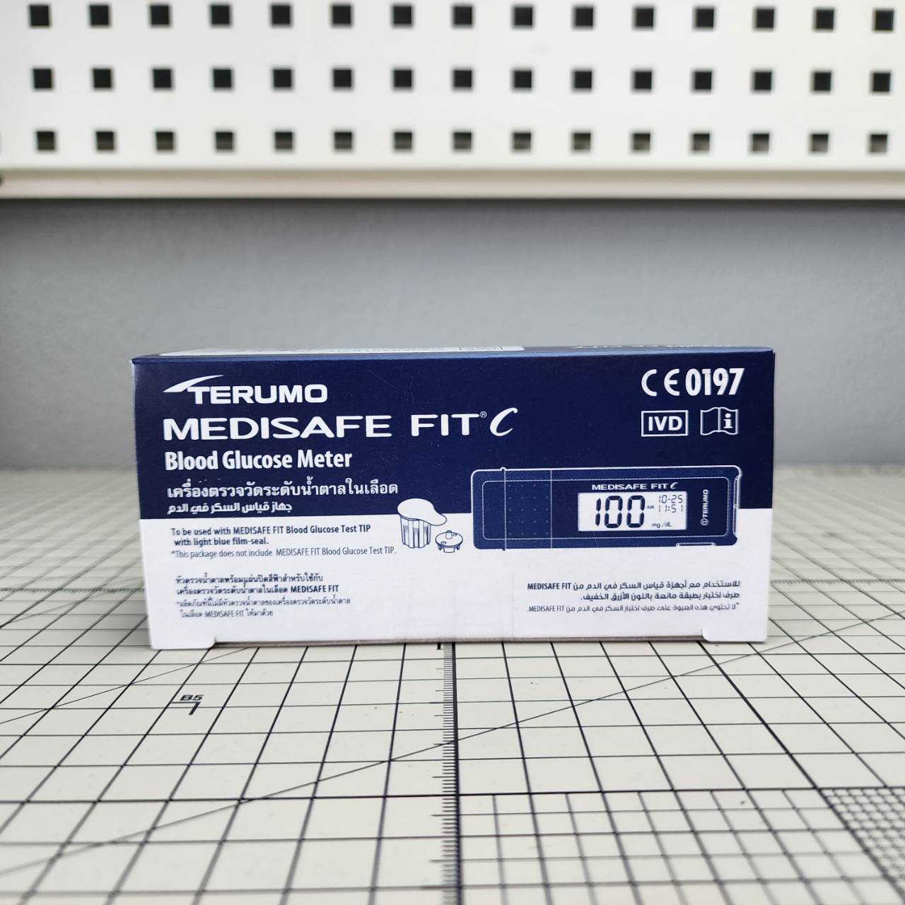เครื่องตรวจน้ำตาล TERUMO MEDISAFE FIT + กระเปาะและเข็มตรวจ 30 ชุด