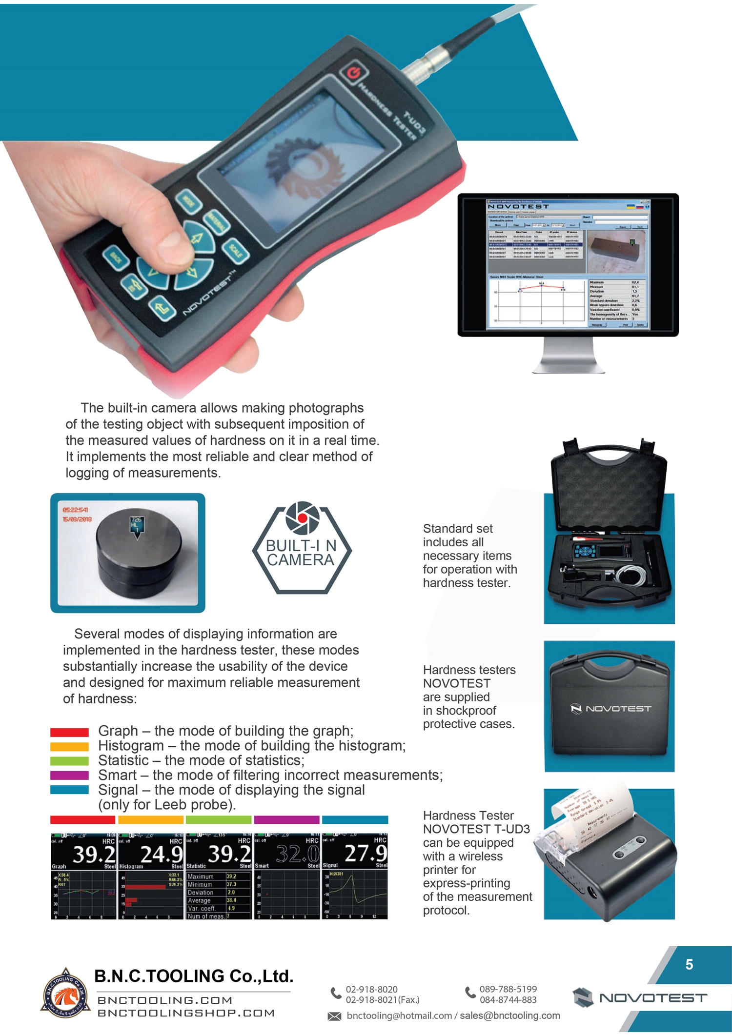 NOVOTEST,Combined Hardness Tester NOVOTEST,T-UD3