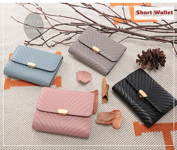กระเป๋าสตางค์ รุ่น Cozy Beny wallet (ทรงสั้น)