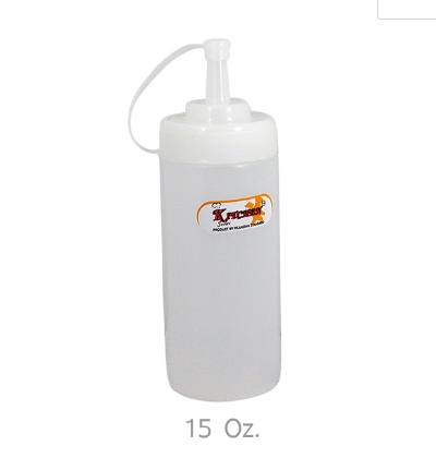 ขวดบีบซอส 15 ออนซ์ / 450ml. ปากกว้าง RW9095TR ตราเรืองวา