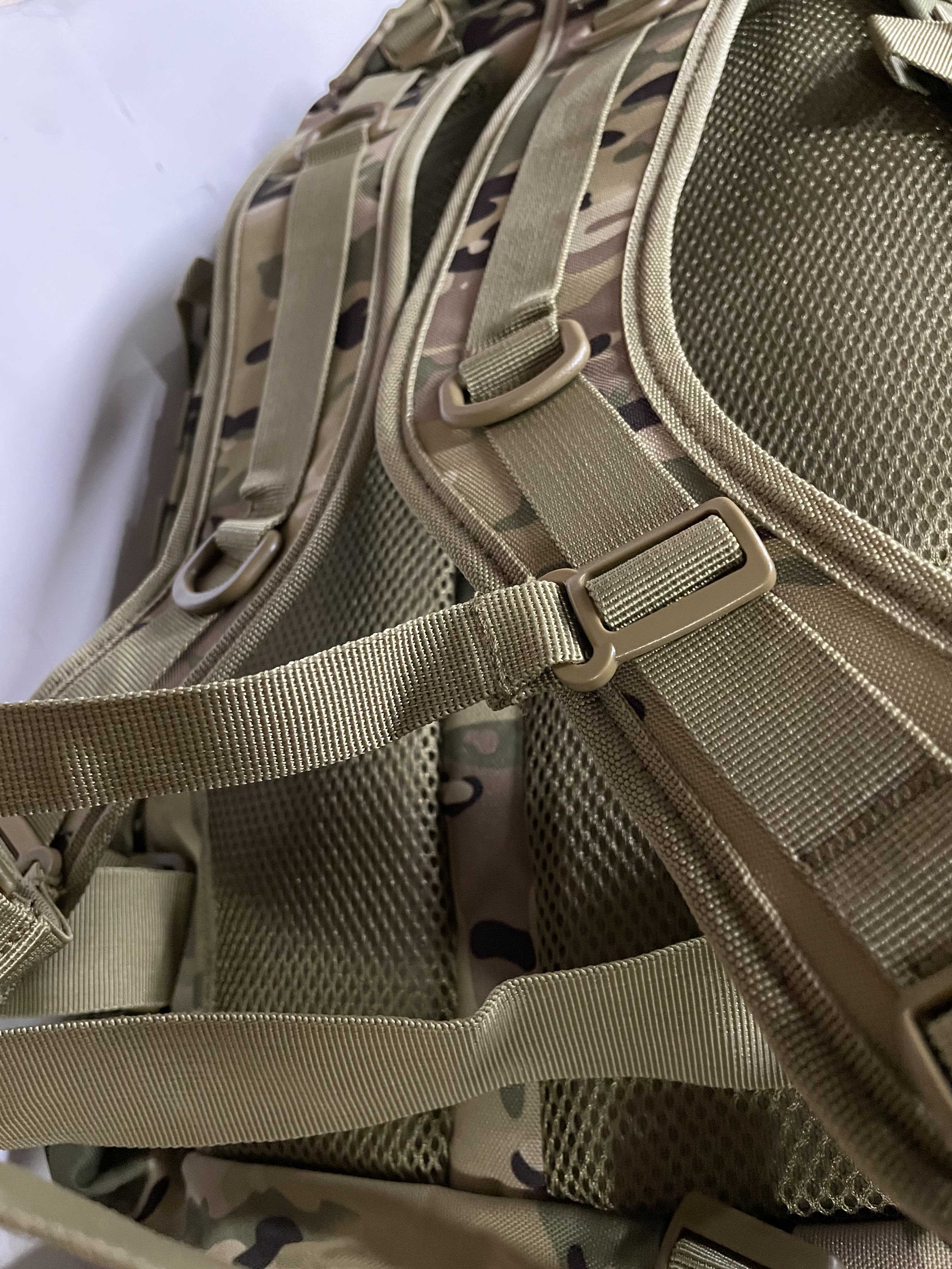 เป้ทหาร แทคติคอล เดินป่า ยุทธวิธี 3D (40L, ผ้าหนา เกรด A, มีฟองน้ำหลัง)