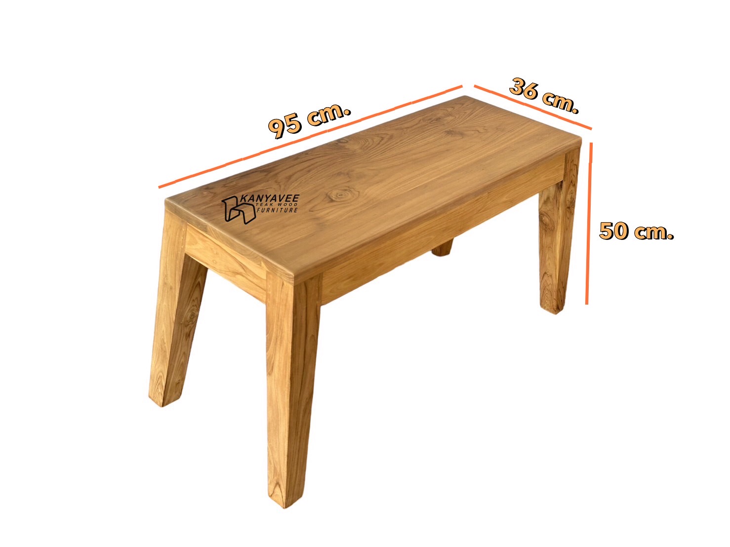 เก้าอี้นั่งปลายเตียงไม้สัก