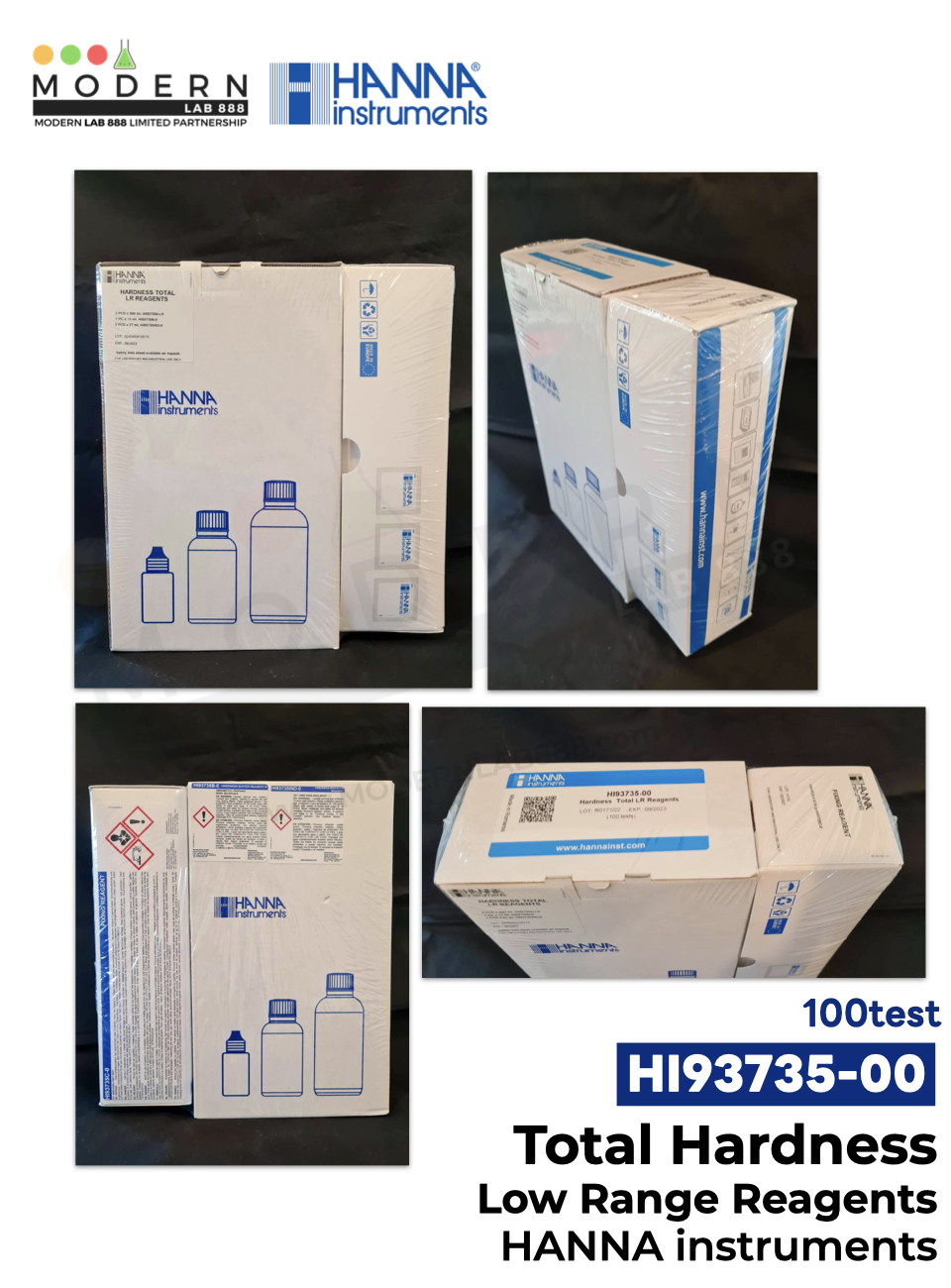Total Hardness Low Range Reagents (100test), HANNA