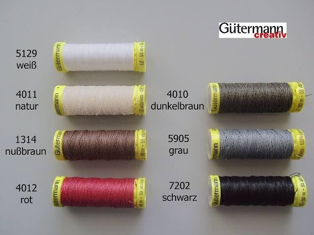 Gutermann ด้ายย็บอเนกประสงค์ Threads Linen 100% , 50m