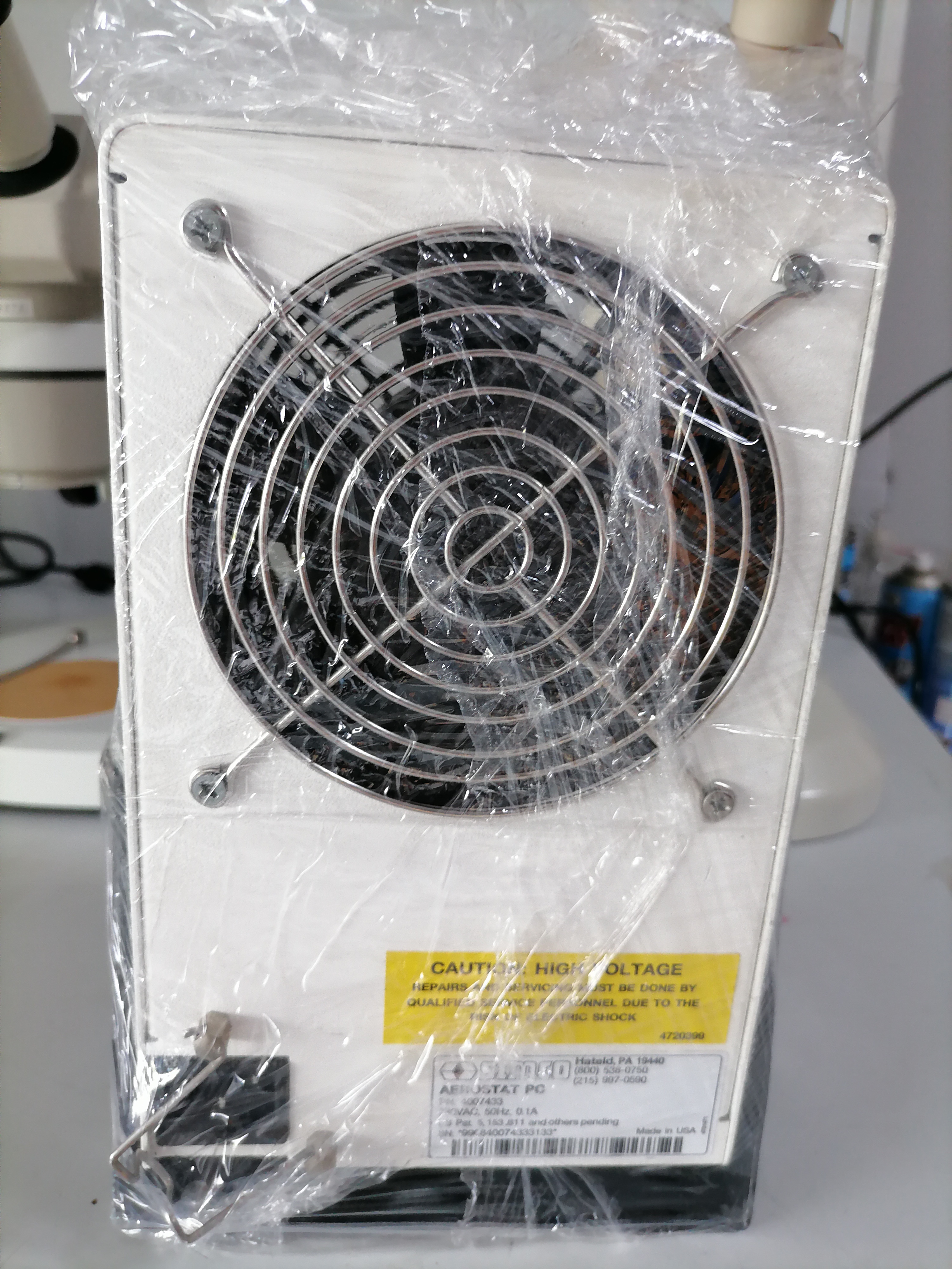 Simco Aerostat Air Ionizing Blower 1 Fan Stand