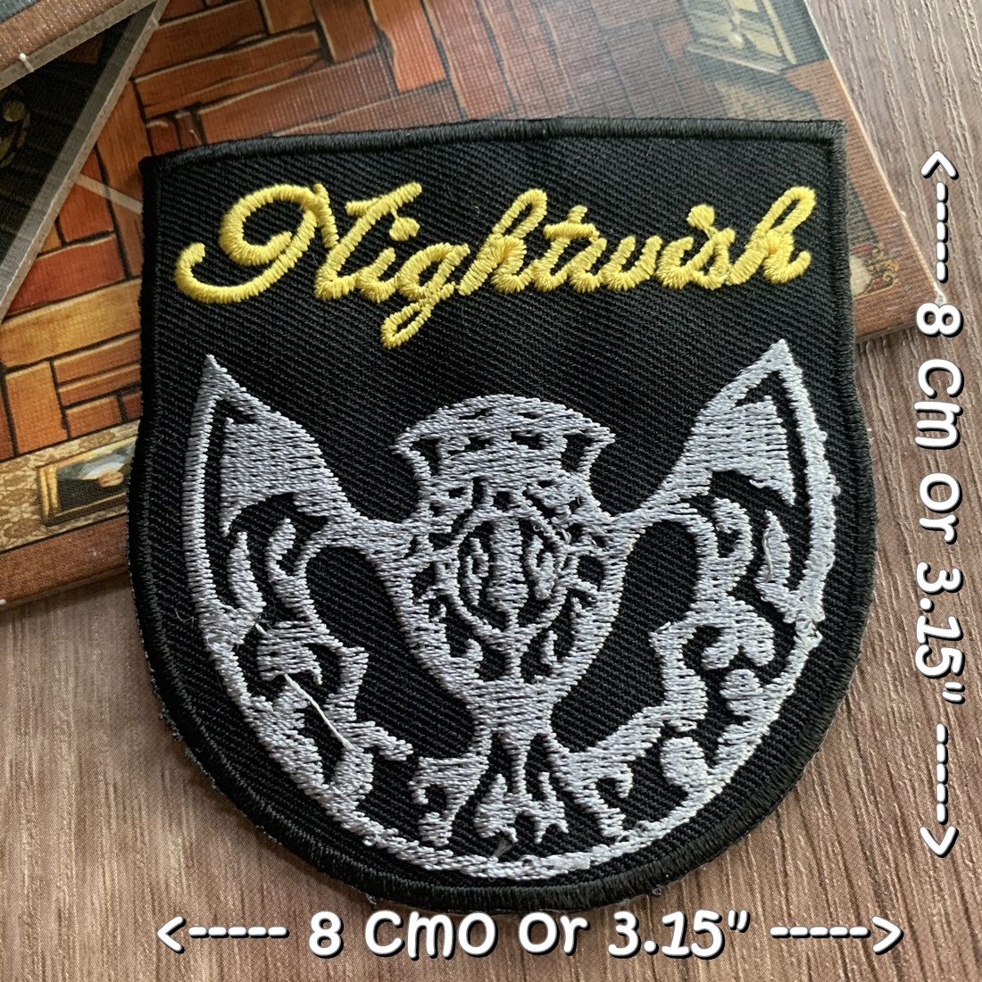 Nightwish วงดนตรี ร็อค เฮฟวี่เมทัล พังค์ ตัวรีดแบบปัก อาร์มปัก ตัวรีดติดเสื้อ ตัวรีด ติดกระเป๋า ติดหมวก ติดแจ๊คเก็ต Rock Iron on Embroidered Patch