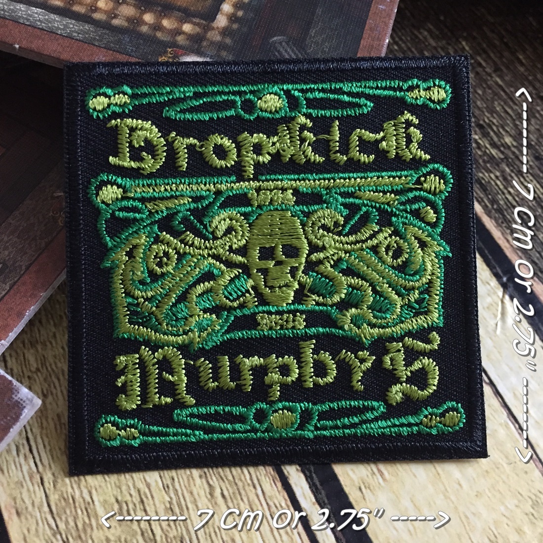 Dropkick Murphys วงดนตรี ร็อค เฮฟวี่เมทัล พังค์ ตัวรีดแบบปัก อาร์มปัก ตัวรีดติดเสื้อ ตัวรีด ติดกระเป๋า ติดหมวก ติดแจ๊คเก็ต Rock Iron on Embroidered Patch