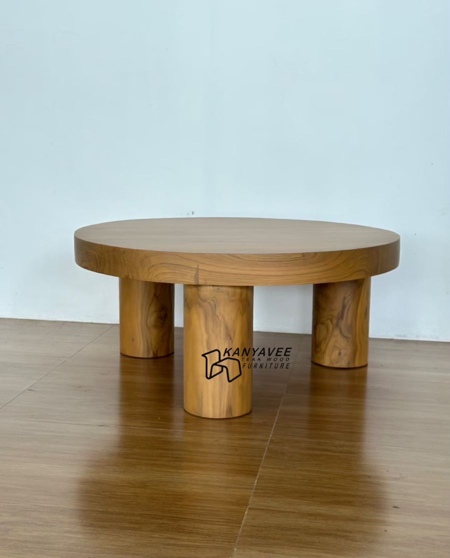 โต๊ะกลางโซฟา สีธรรมชาติ