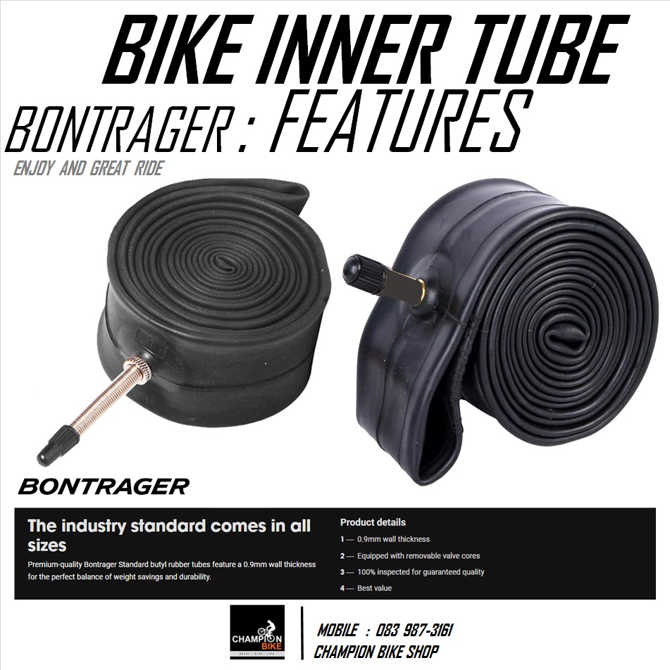 ยางในจักรยาน BONTRAGER : 26" x 1.75 - 2.125 BIKE INNER TUBE / PRESTA วาล์วเล็ก ยาว48mm