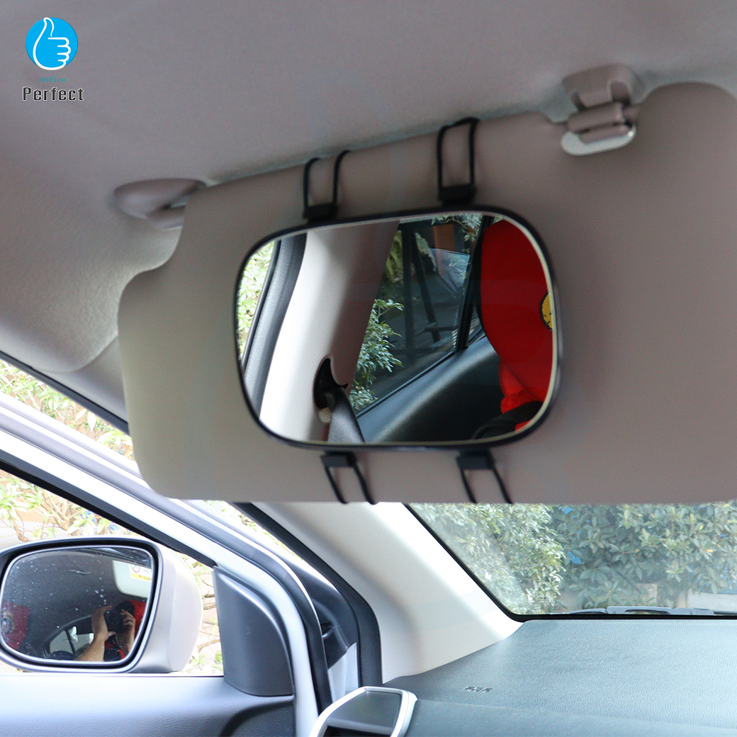กระจกแต่งหน้าติดกับที่บังแดดในรถยนต์ รุ่น 3R-096