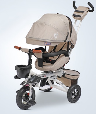 รถสามล้อเด็ก มัลติฟังชั่น2in1 ปรับใช้เป็นรถเข็นได้ รูปทรงสวยงามทันสมัย TP 21517