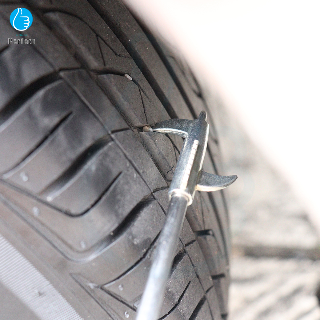 อุปกรณ์แคะเศษหินยางรถยนต์ แก้ปัญหา หินติดยาง ดินติดยาง สามารถเป็นไขควงได้ ทำความสะอาดยาง รุ่น XZ89