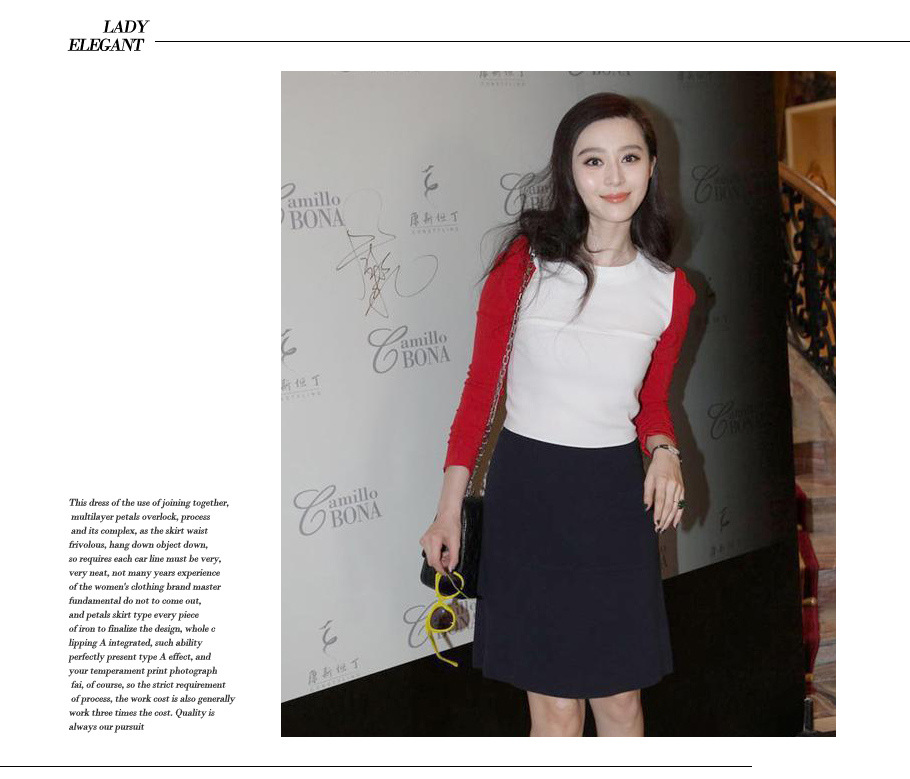 ชุดเดรสผ้าคอตตอนผสมspandex คอกลม แขนยาว แขนเสื้อสีแดง ตัวเสื้อสีขาวส่งฟรี ems