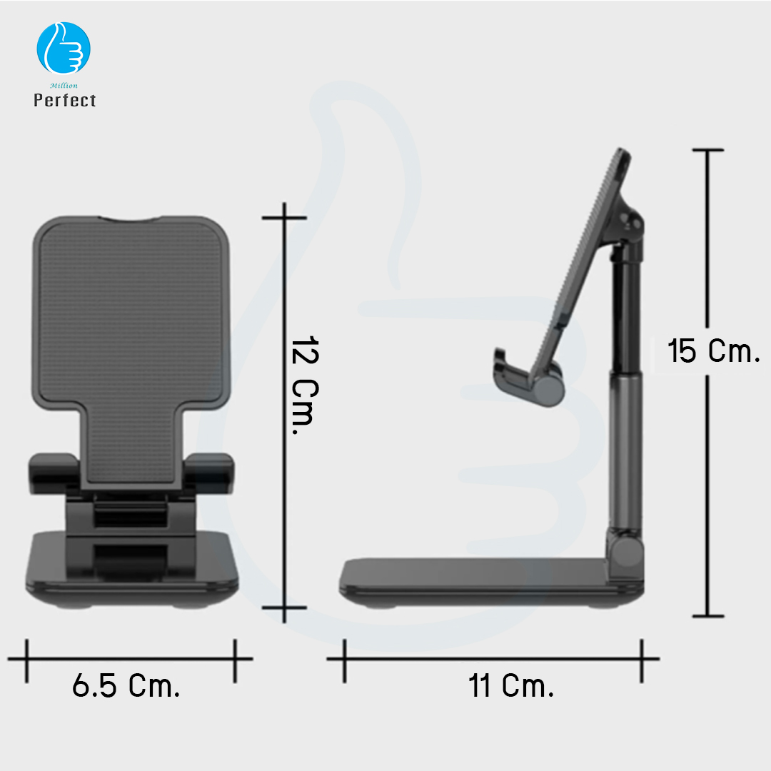 ขาตั้งมือถือบนโต๊ะ แท่นวางมือถือแบบพับได้ ที่วางมือถือ ที่วางiPad บนโต๊ะแบบปรับได้ ที่วางโทรศัพท์ Folding desktop phone stand รุ่น CCT9