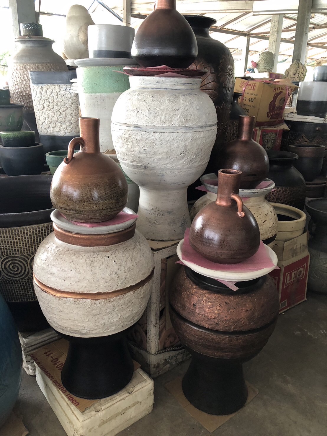 แจกันดินเผา