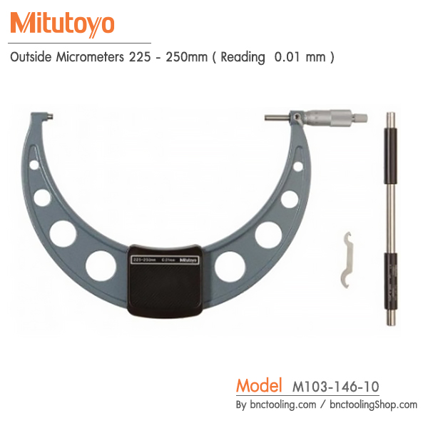 Mitutoyo,Outside Micrometers 225 - 250mm ( Reading 0.01 mm ),M103-146-10