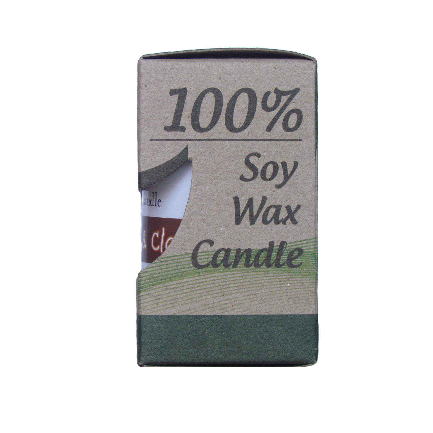 SenOdos เทียนหอม อโรม่า เทียนหอมสปา Cinnamon + Clove Scented Soy Candle Aroma 45 g - กลิ่นชินนามอน + โคลวฟ