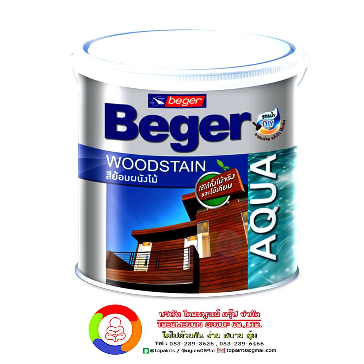เบเยอร์ อควา วูดสเตน Beger Aqua WoodStain