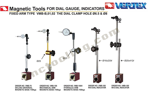 VERTEX,Magnetic Tools For Dial Gauge Indicators,VMB-B