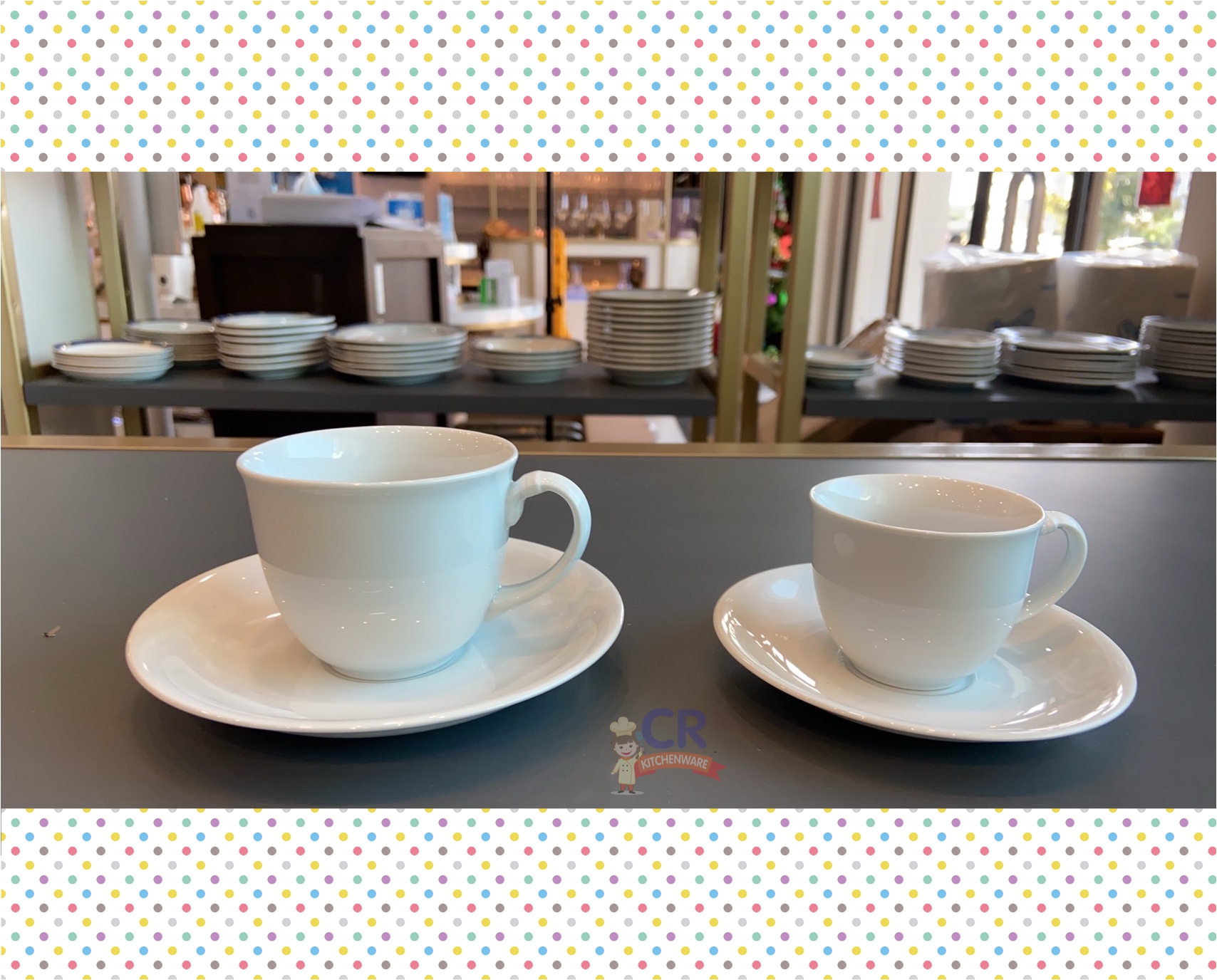 ชุดกาแฟ ถ้วยกาแฟ พร้อมจานรอง Royal Porcelain (ราคาต่อชิ้น)