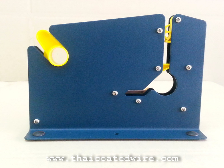 เครื่องรัดปากถุงด้วยเทปกาว แท่นเทปรัดถุงเบเกอรี เครื่องรัดถุงผักด้วยเทป