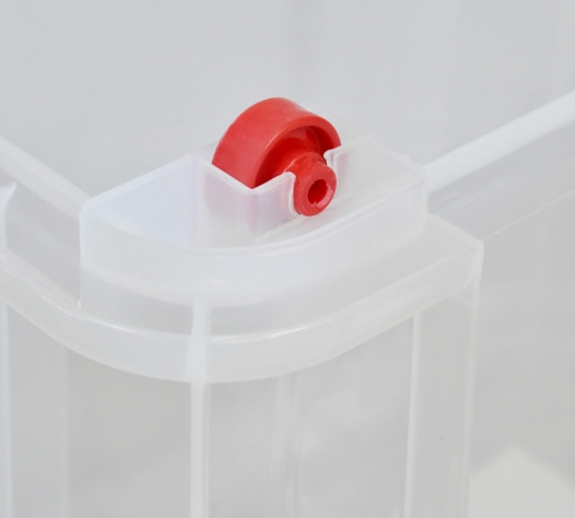 CK-018 กล่องเหลี่ยมหูล็อค ฝาหูหิ้ว ความจุ 20 ลิตร (Keyway)