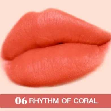Srichand Feelin Me Matte Liquid Lip 3g. #06 Rhythm of Coral ลิปศรีจันทร์ ฟิลลิน มี แมทต์ ลิควิด ลิป ขนาด 3 กรัม สี 06 Rhythm of Coral